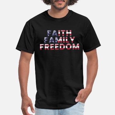 Faith Family Freedom' Men's T-Shirt 